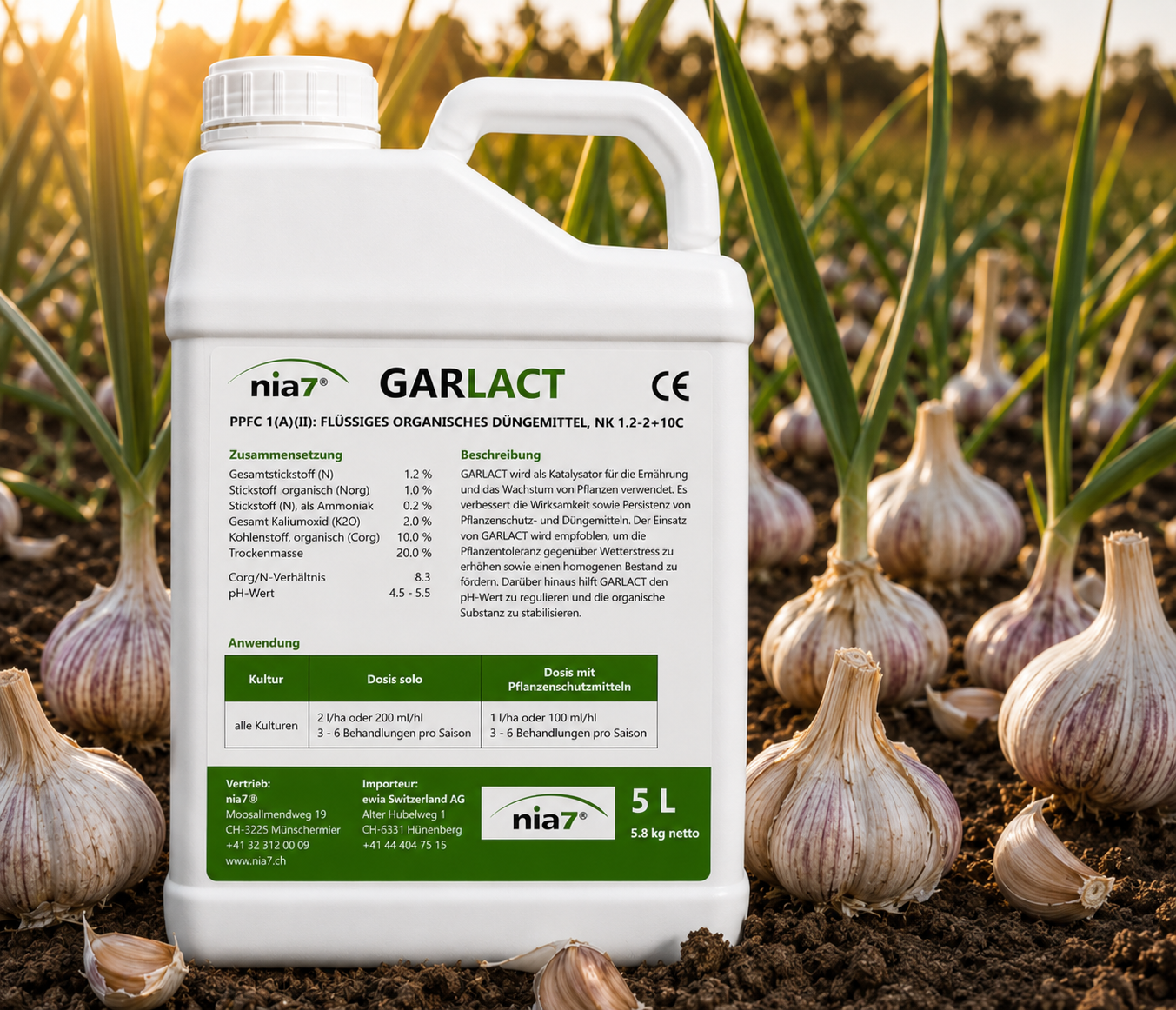 Garlact-Der Blattdünger mit Knoblauchöl
